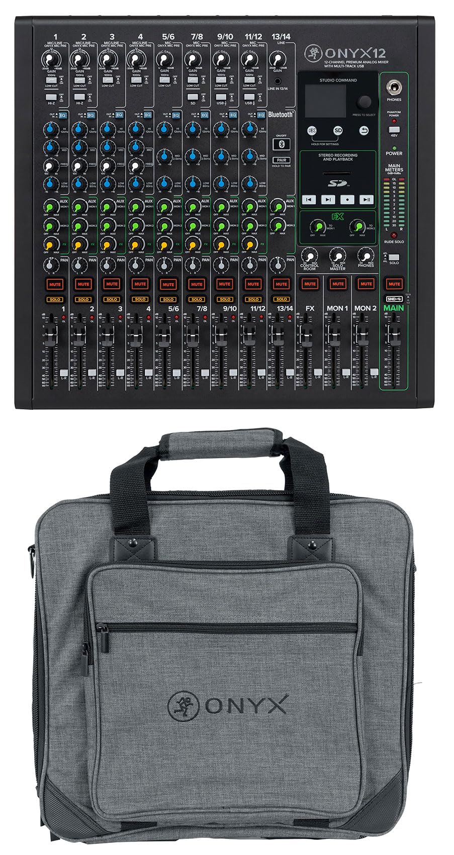 Amazon.com: Audiosavings Bundle: (1) Mackie ONYX12 12-Channel